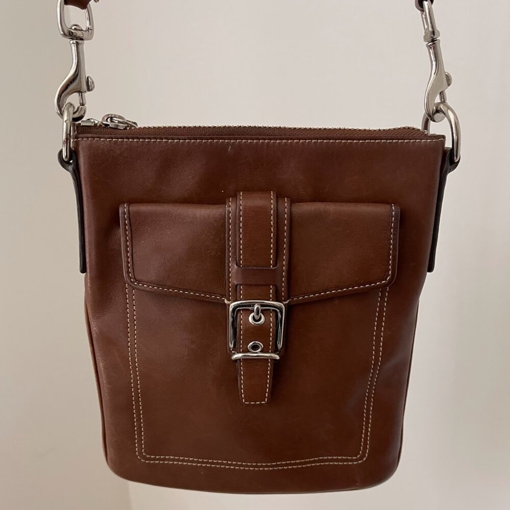 Vintage Coach Hampton Swing Pack crossbody bag - Picture 3 of 10